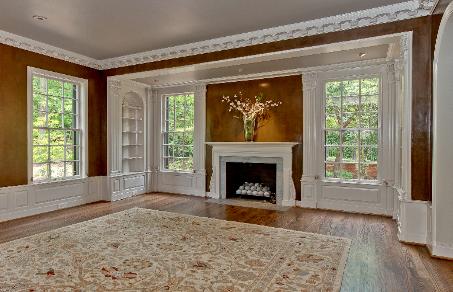 Dining Room with Wonderful Original Plaster Moldings